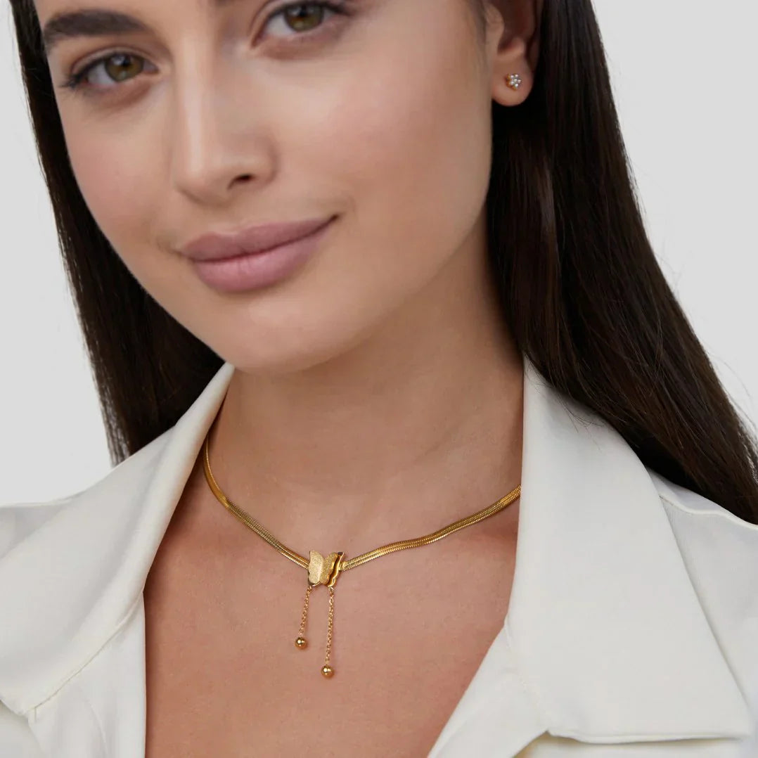 Bettina – Elegante Schmetterlingskette