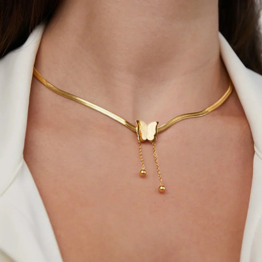 Bettina – Elegante Schmetterlingskette