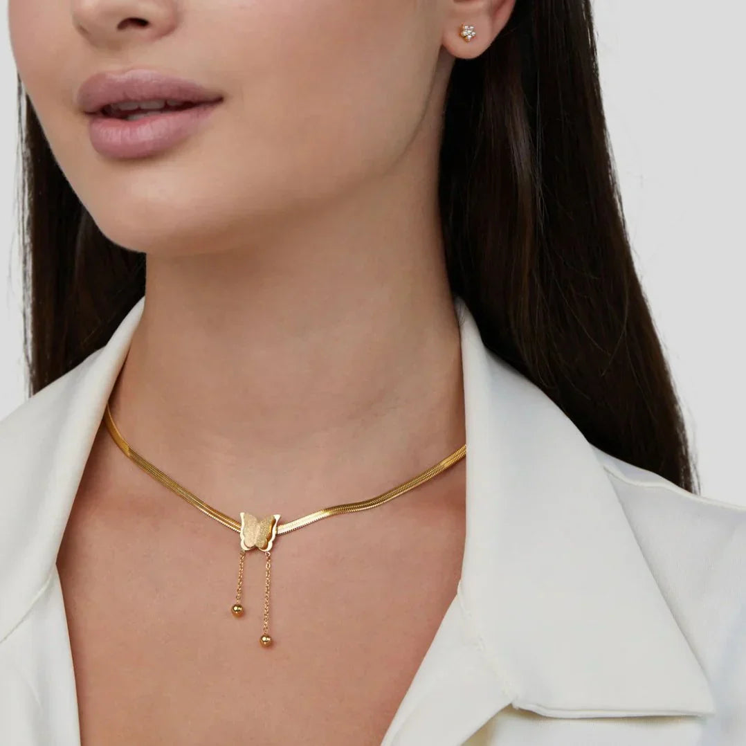 Bettina – Elegante Schmetterlingskette
