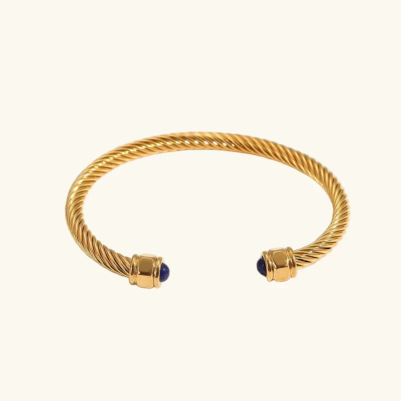 Thea – Elegantes Goldenes Armband