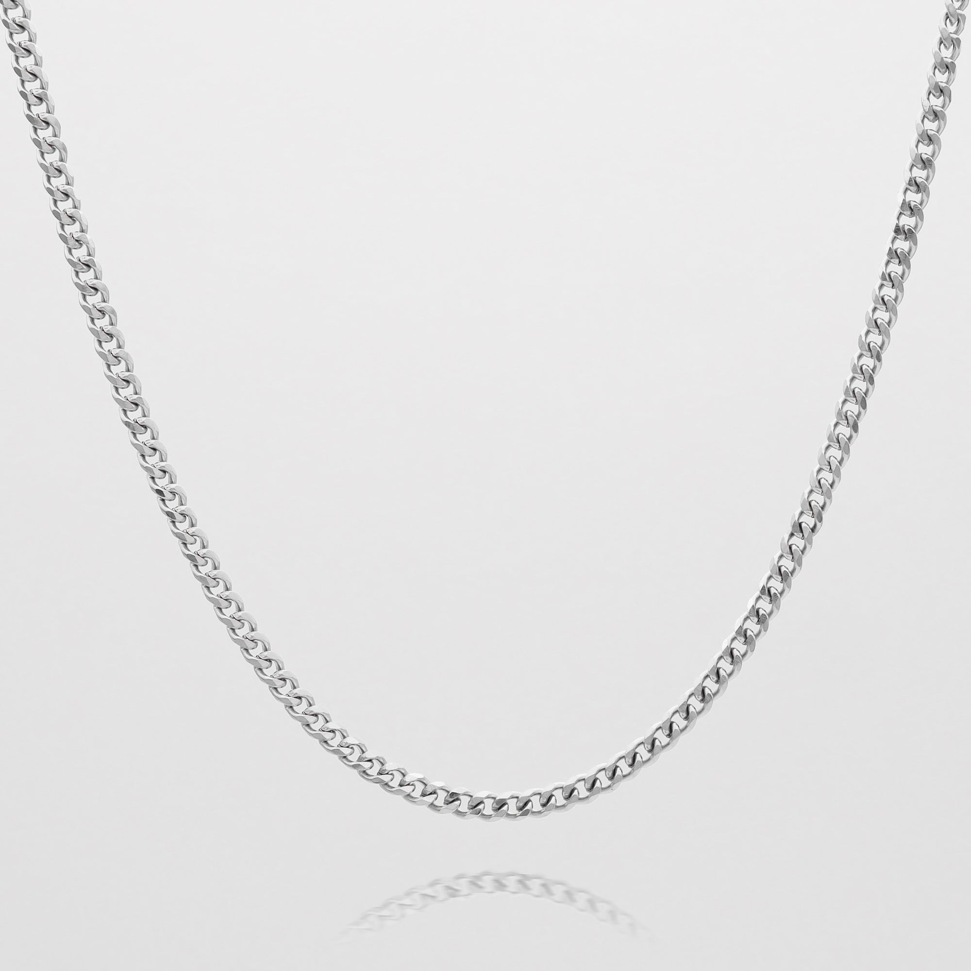 Margaux – Klassische kubanische Kette aus Silber