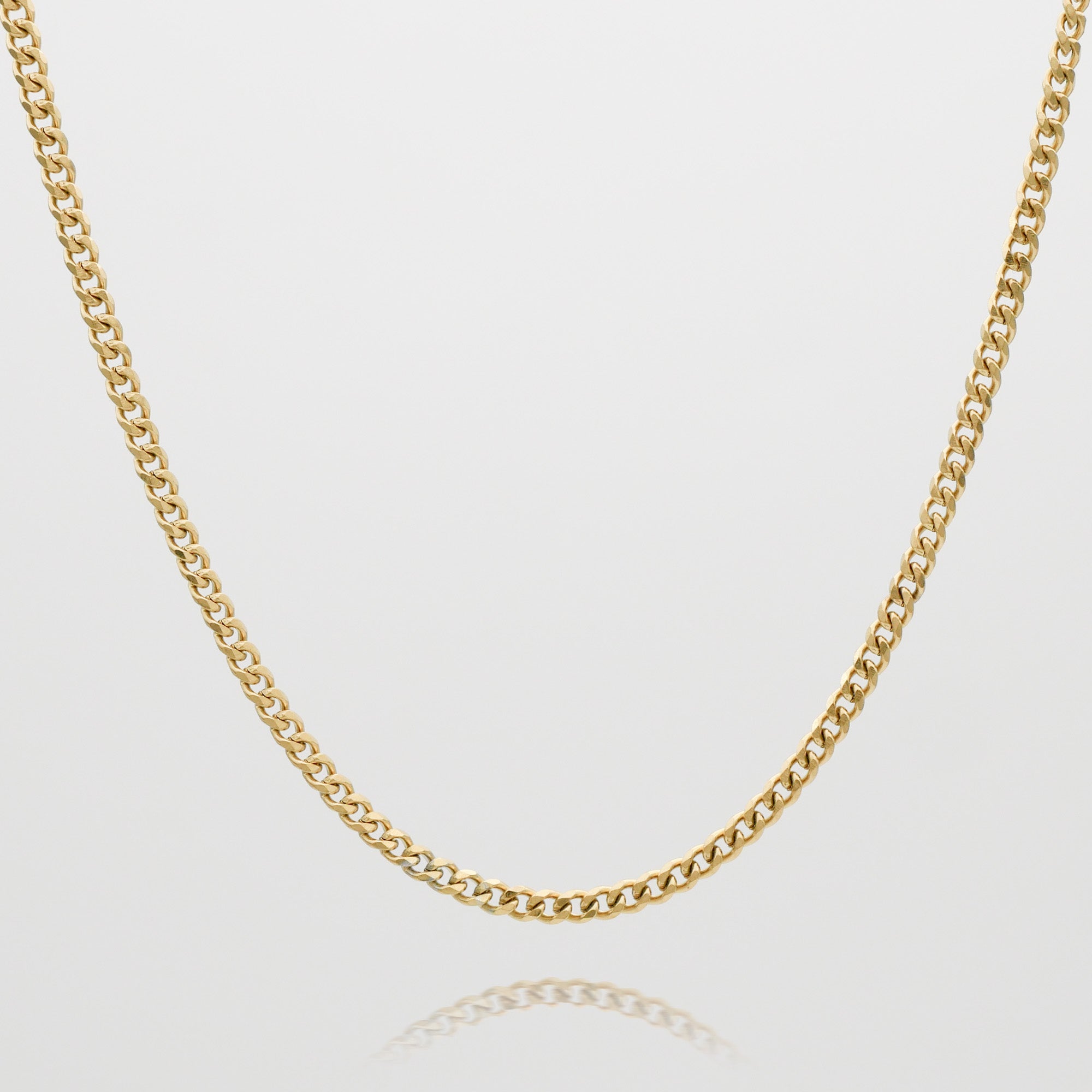 Louise – Klassische goldene Cubanerkette