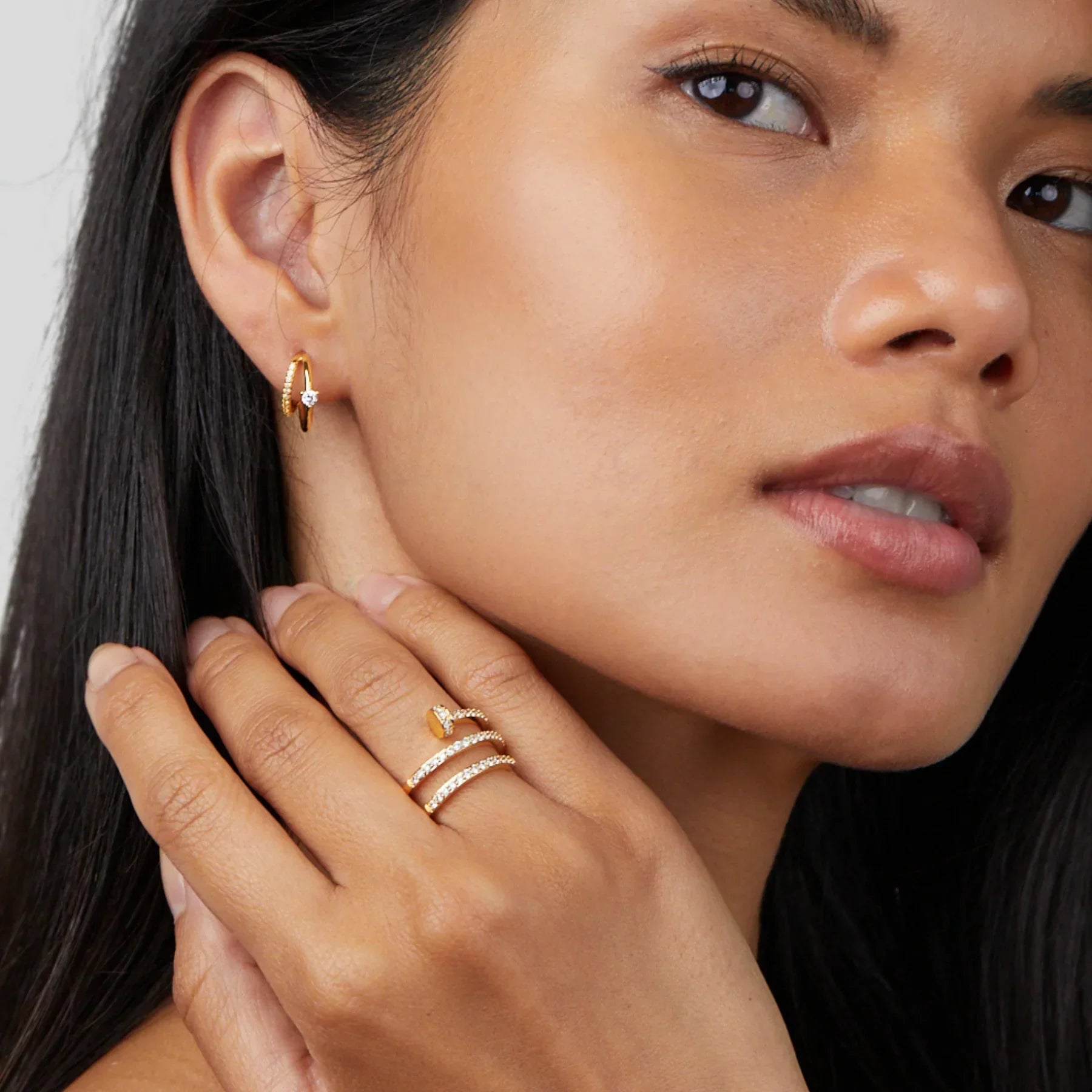 Sadie – Bague Clou Spirale Design Einzigartig für Frauen