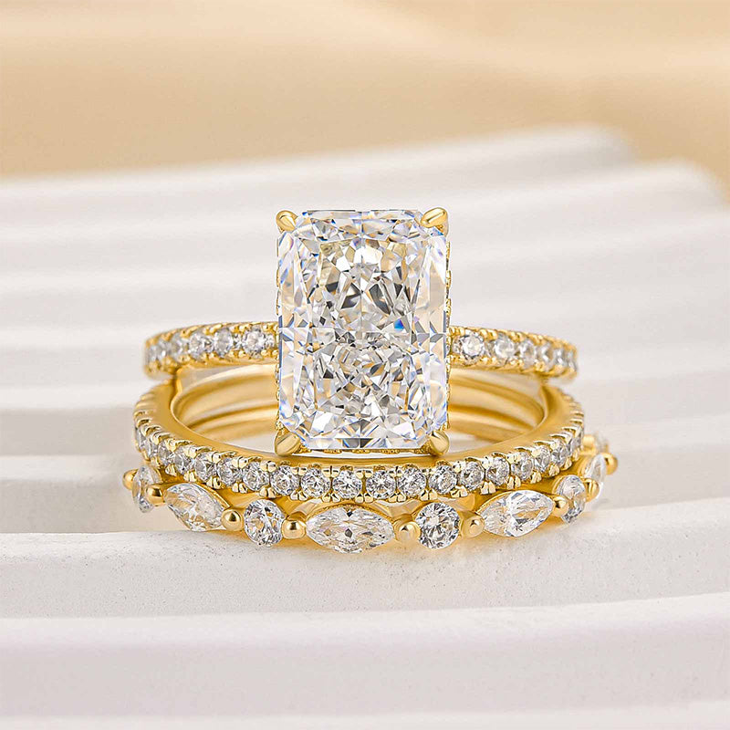 Jaily – Set aus 3 Trauringen aus 18K Gold