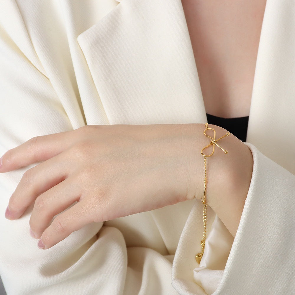 Faye – Armband Knoten Fein und Elegant
