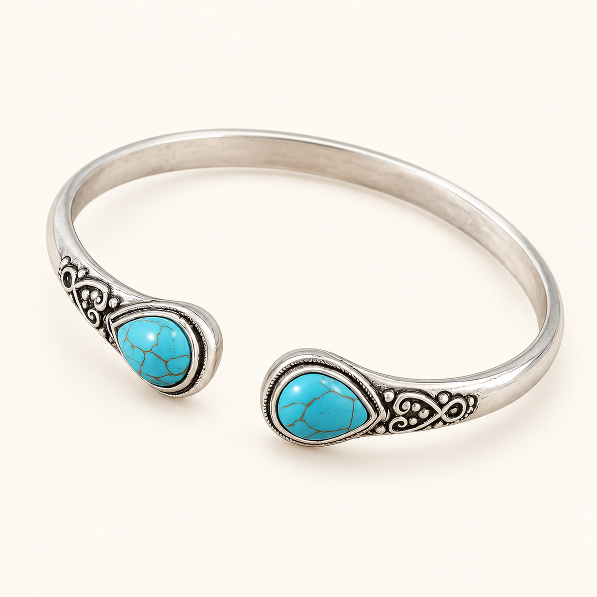 Damen Verstellbares Boho-Armband mit dekorativen Steindetails