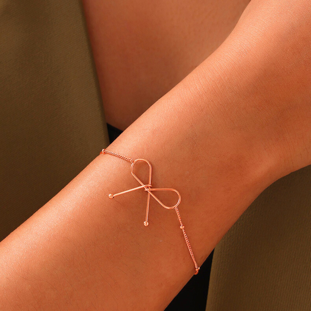 Faye – Armband Knoten Fein und Elegant