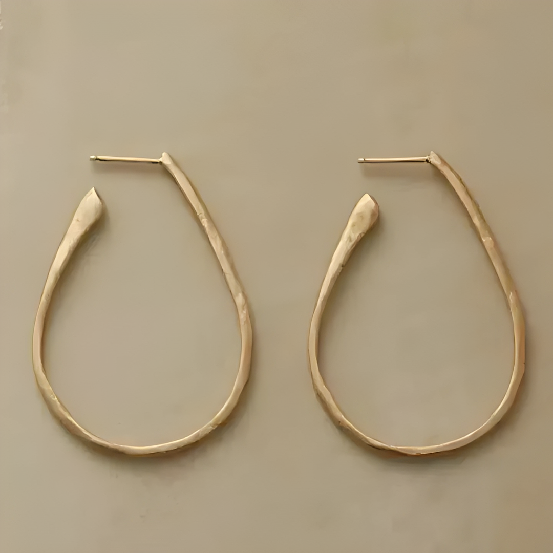 Livia – Vintage Goldene Elegante Kreolen
