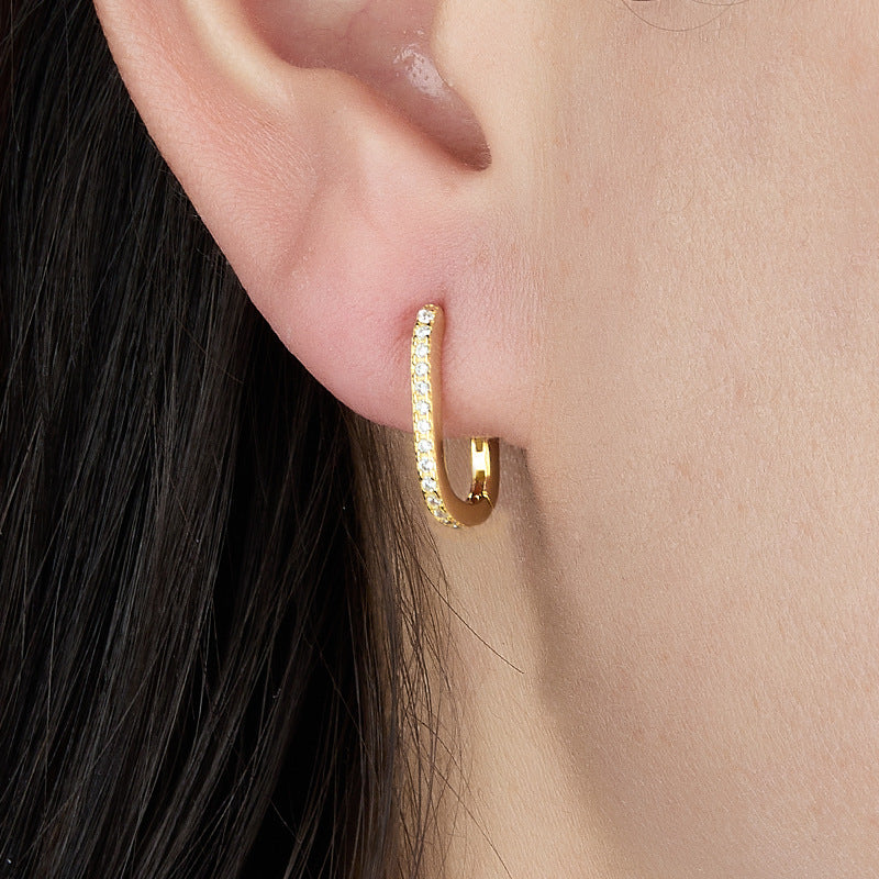 Lara – Elegante Ovale Ohrringe