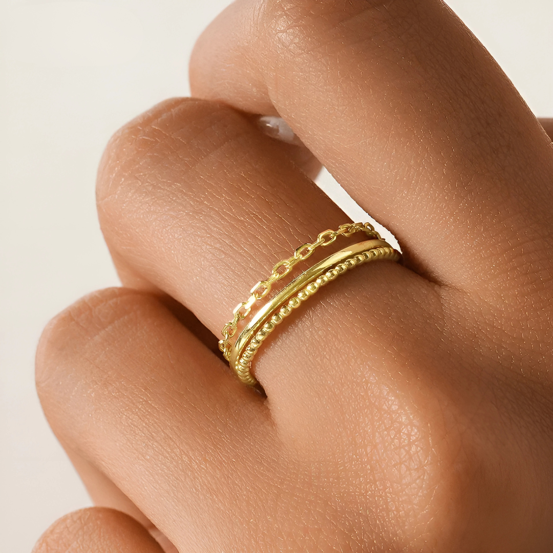 Riley – Modernes Trio-Element-Ring