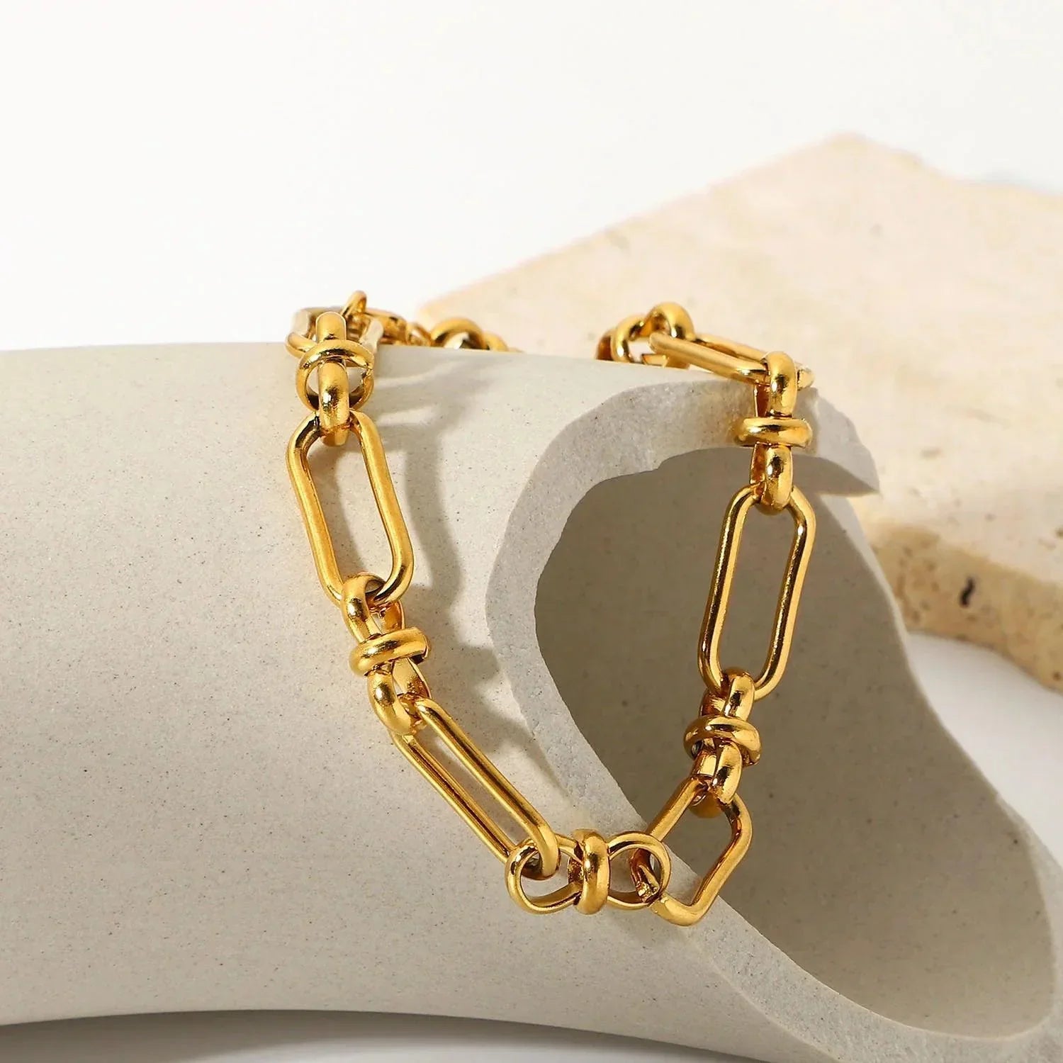 Chelsea – Offenes Klassisches Armband Vergoldet 18K