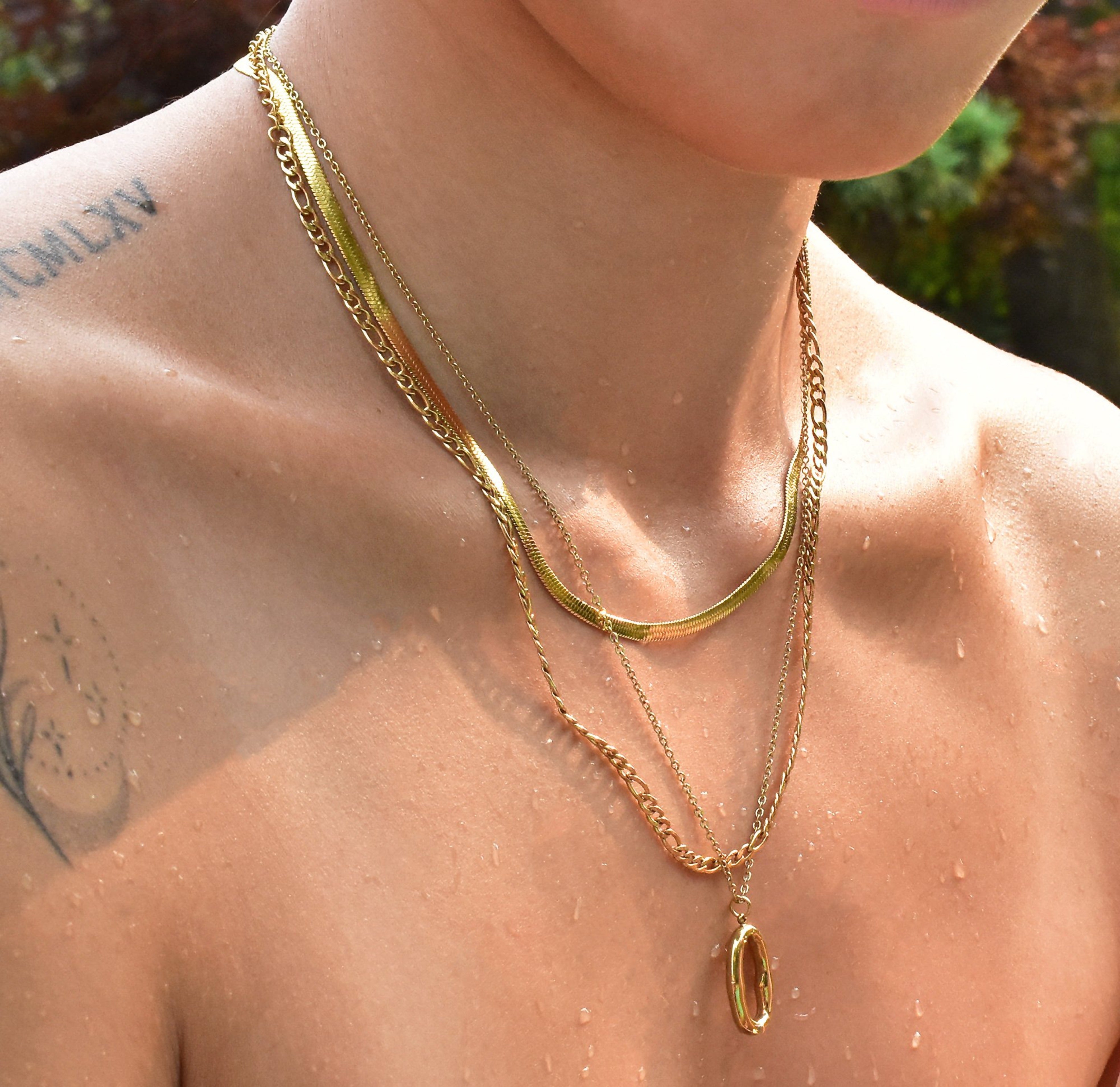 Lucienne - Kette Schlange aus Gold Elegant