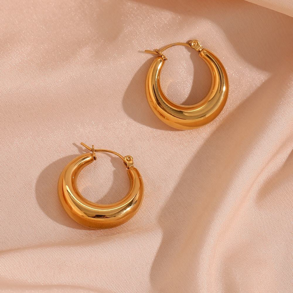 Calista – Runde Geometrische Ohrringe Damen