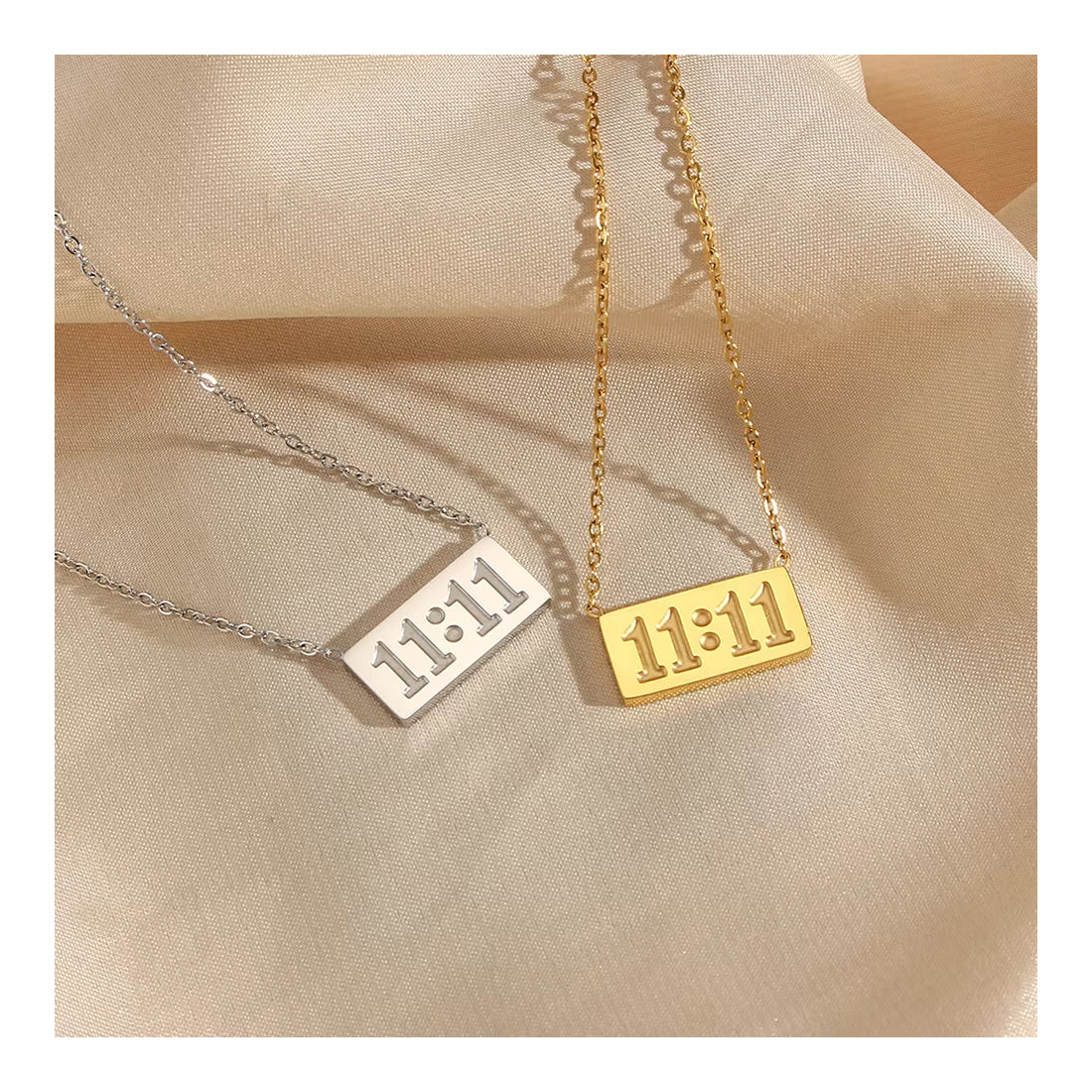 Eline – Kette Goldener Buchstabe 11 Minimalistisch