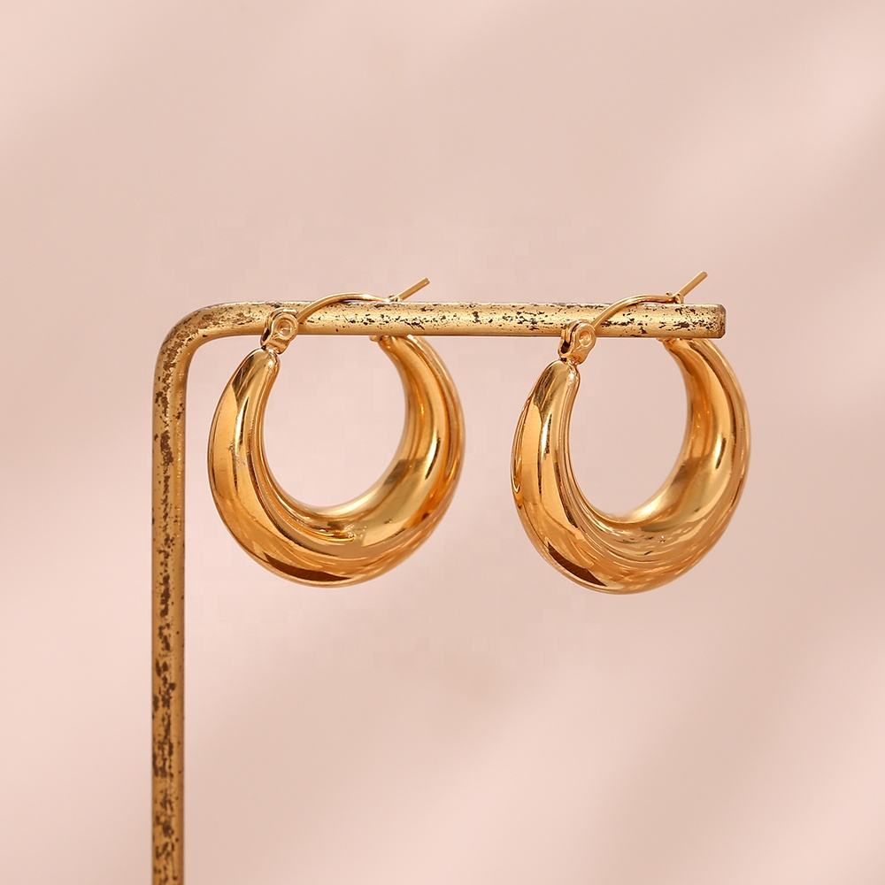 Calista – Runde Geometrische Ohrringe Damen
