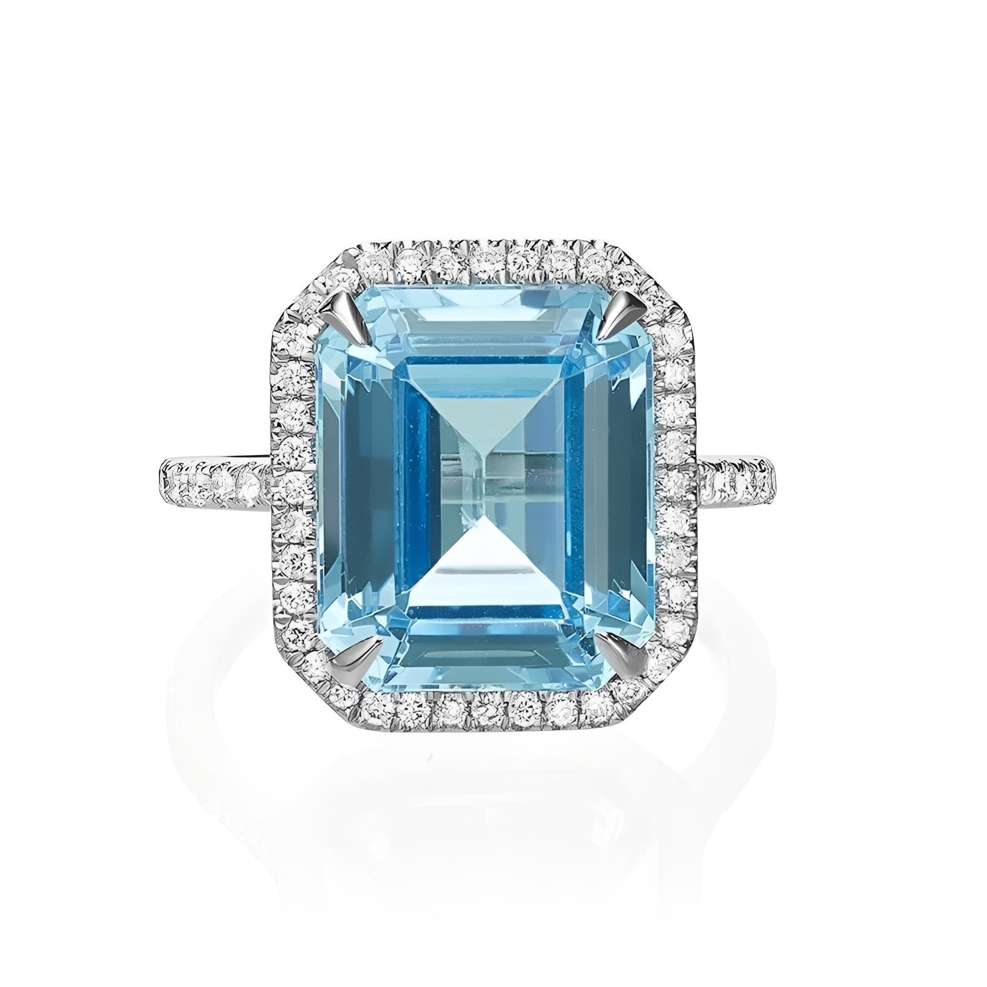 Mirella – Quadratischer Zirkonium-Ring Schick