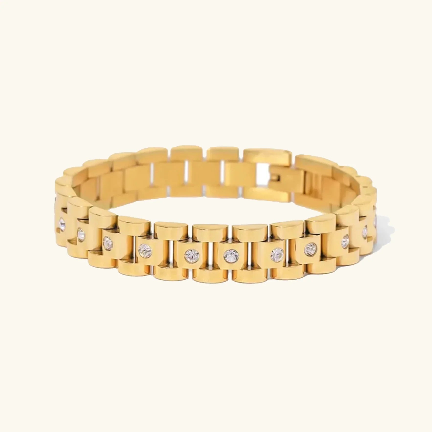 Cara – Armband Uhrkette Gold