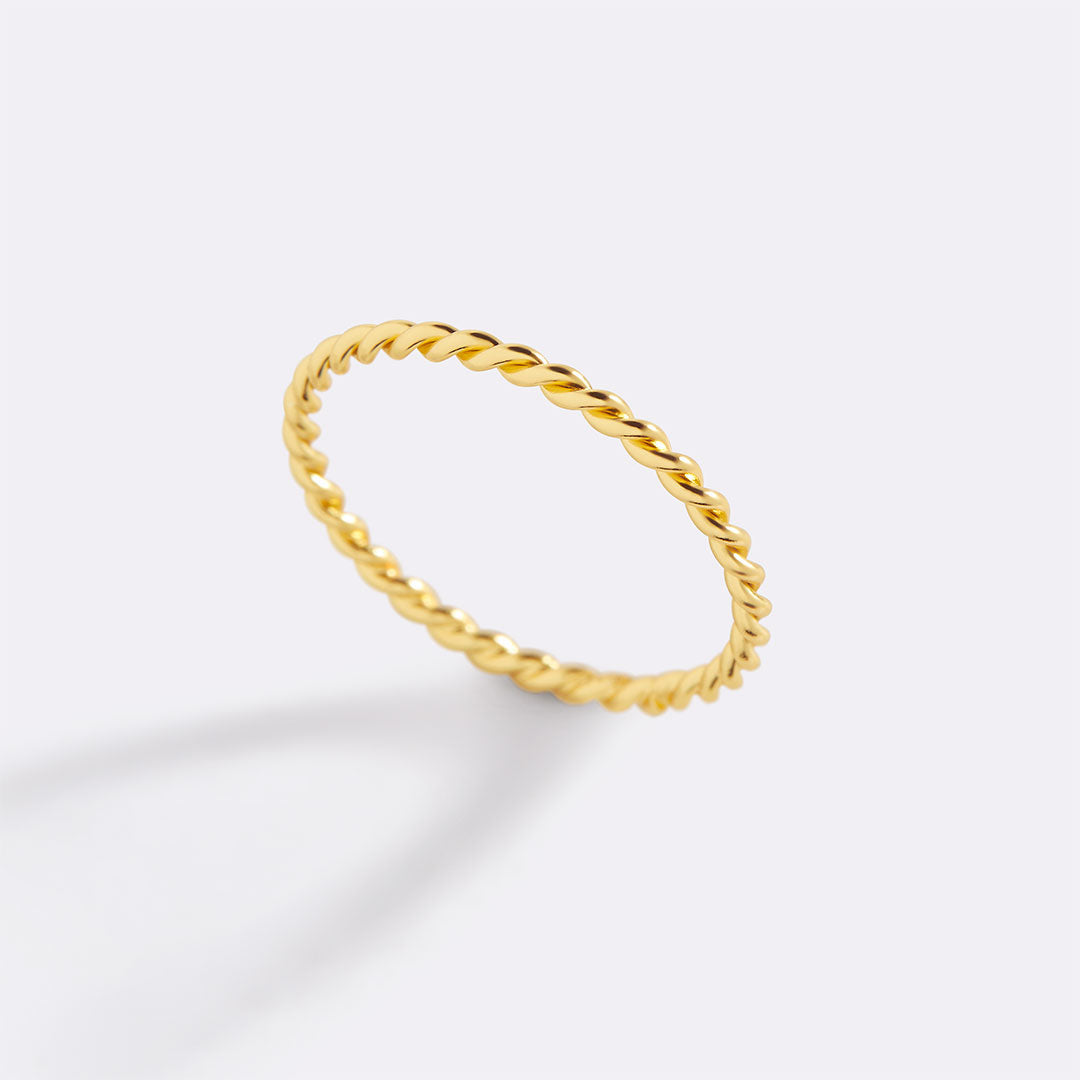 Manon – Stapelbarer Geflochtener Ring