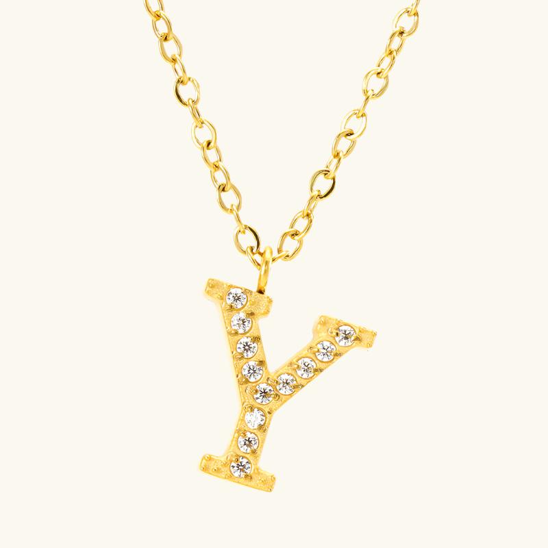 Flora – Kette Buchstabe Fein und Elegant