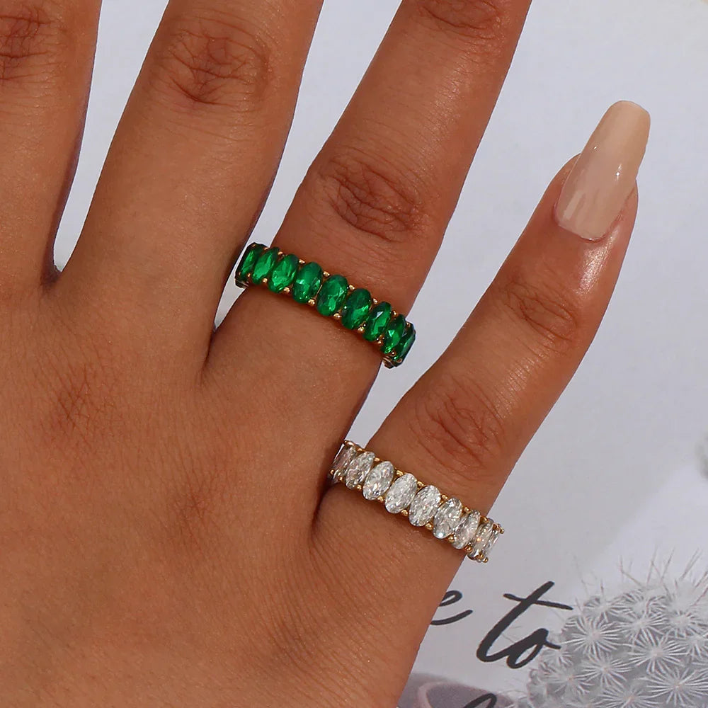 Antoinette – Goldener Sonnenwende-Diamantring