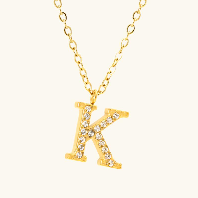 Flora – Kette Buchstabe Fein und Elegant