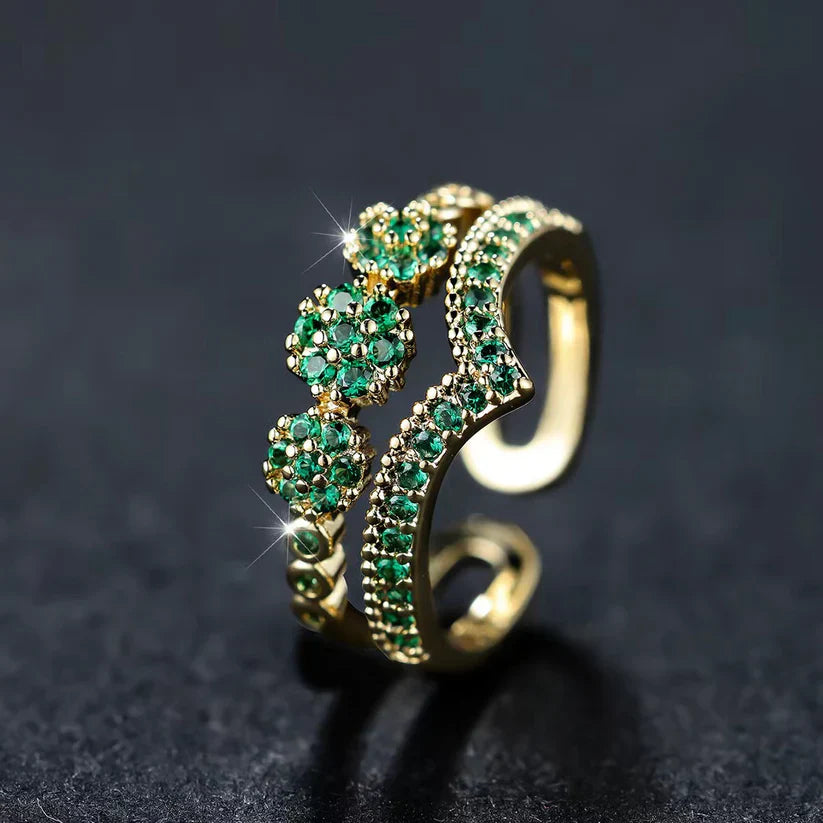 Nerisse – Goldener Valgarde Raffinierter Ring