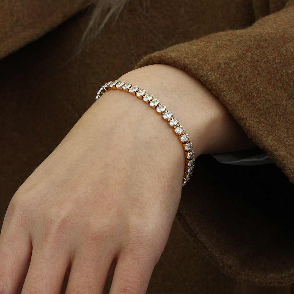 Georgina - Diamant-Tennisarmband