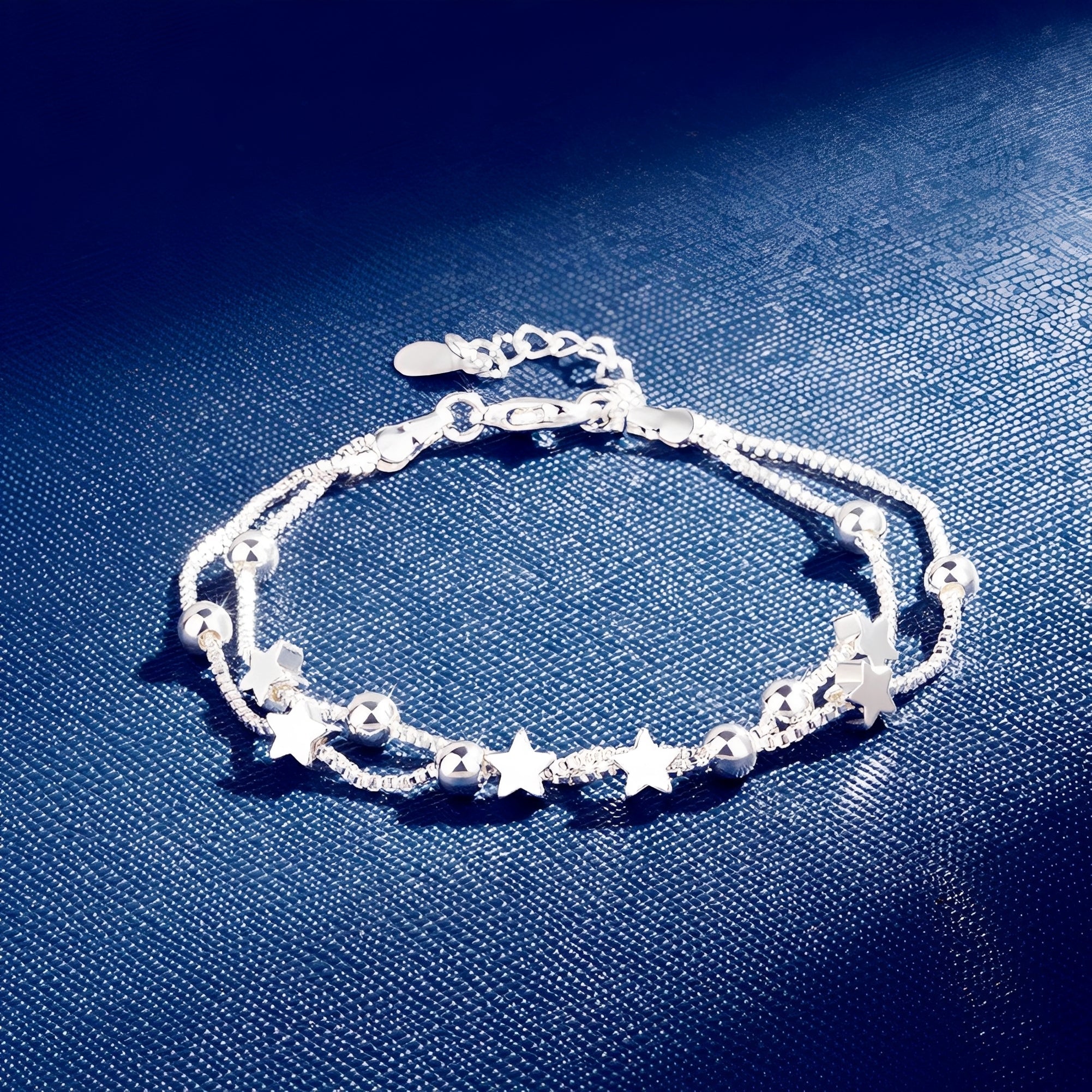 Yuna – Armband Doppelkreis Stern Koreanischer Stil
