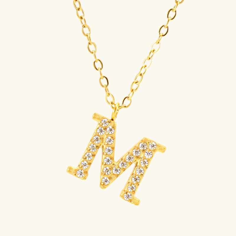 Flora – Kette Buchstabe Fein und Elegant
