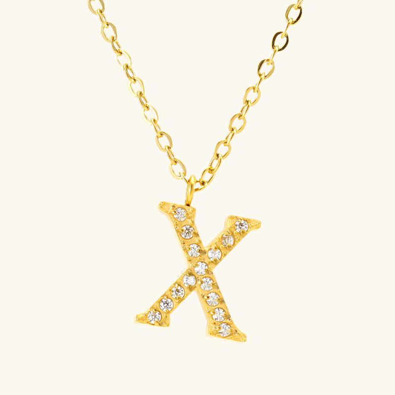 Flora – Kette Buchstabe Fein und Elegant