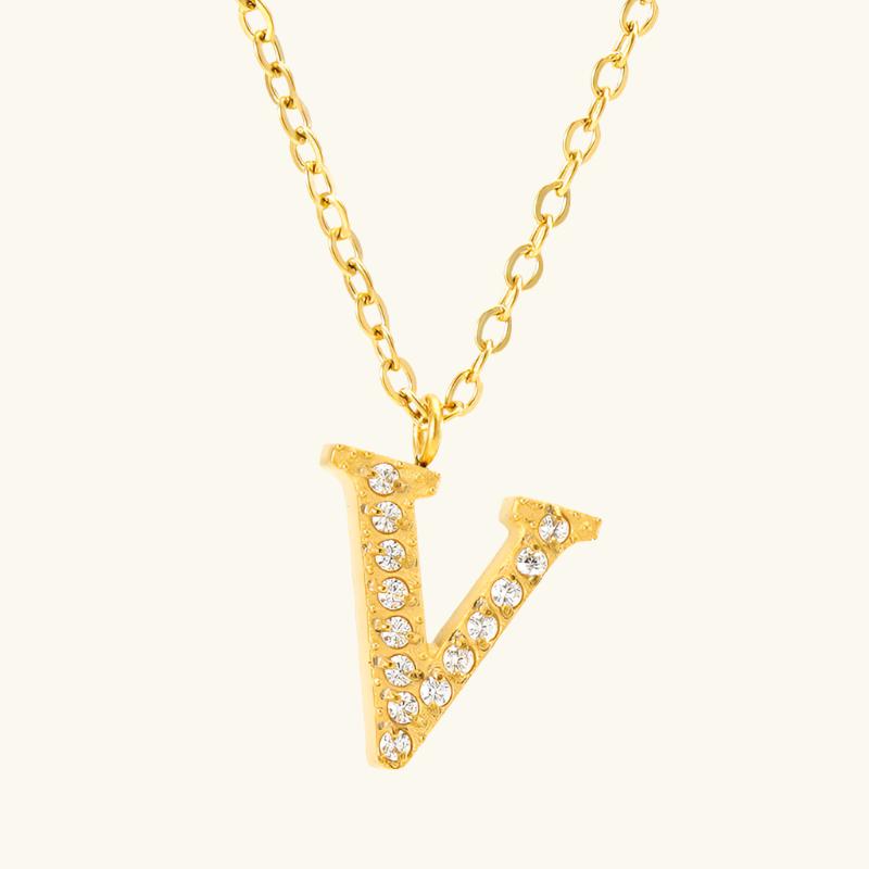 Flora – Kette Buchstabe Fein und Elegant