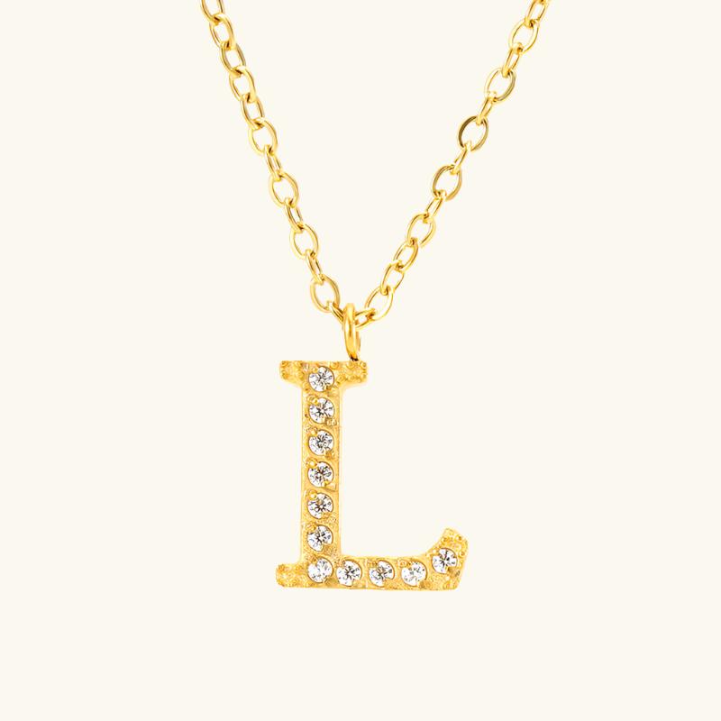 Flora – Kette Buchstabe Fein und Elegant
