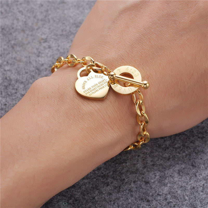 Alessia – Armband Frau Trend aus Titanstahl