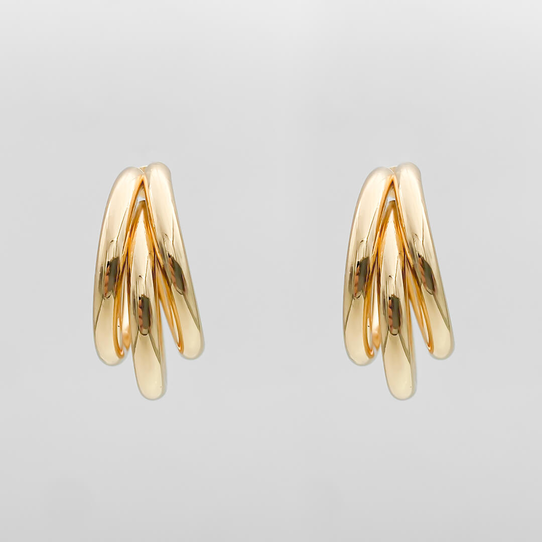 Talia – elegante dreifache Creolen
