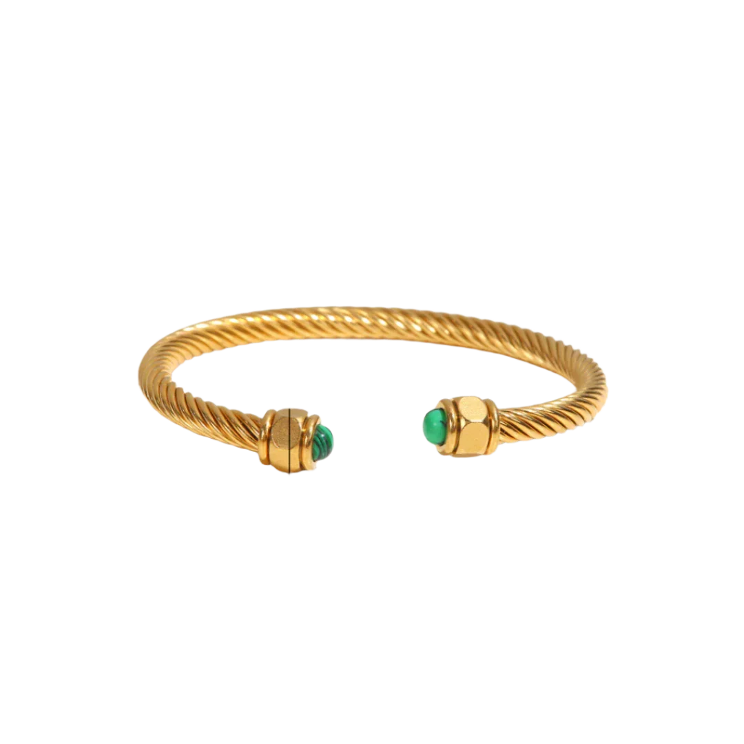 Thea – Elegantes Goldenes Armband