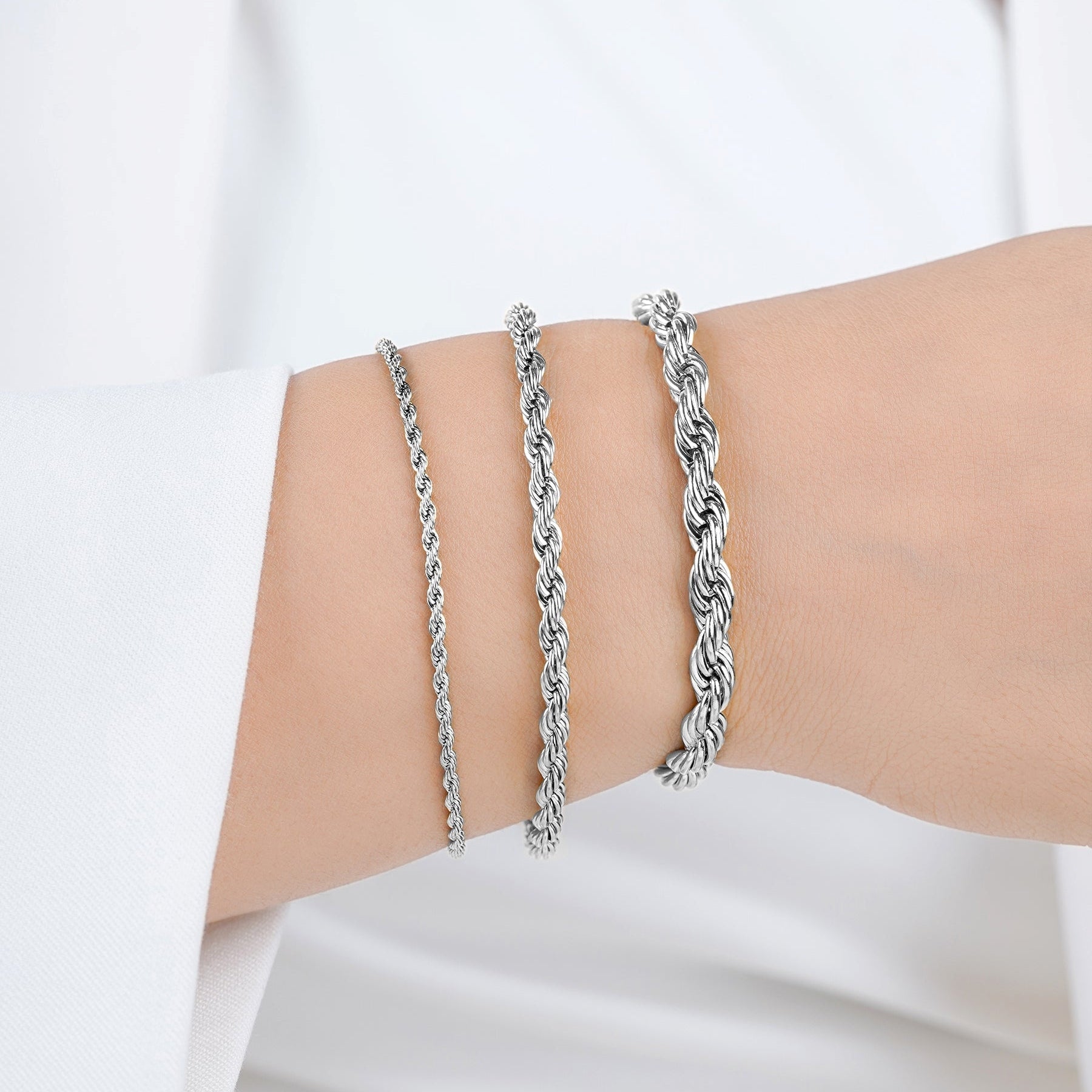 George – Twist-Kette aus Stahl