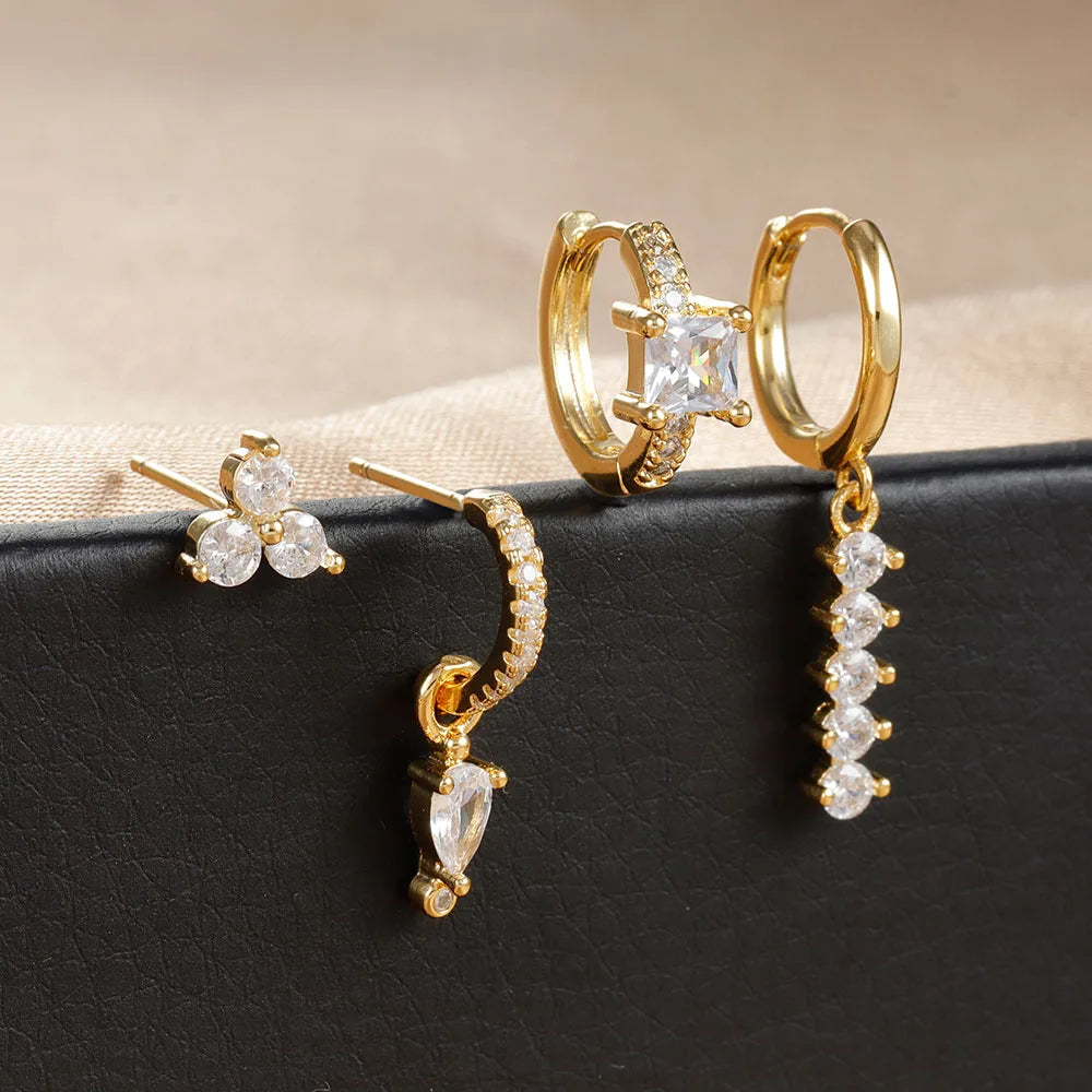 Valeria – Set mit luxuriösen Teardrop-Ohrringen