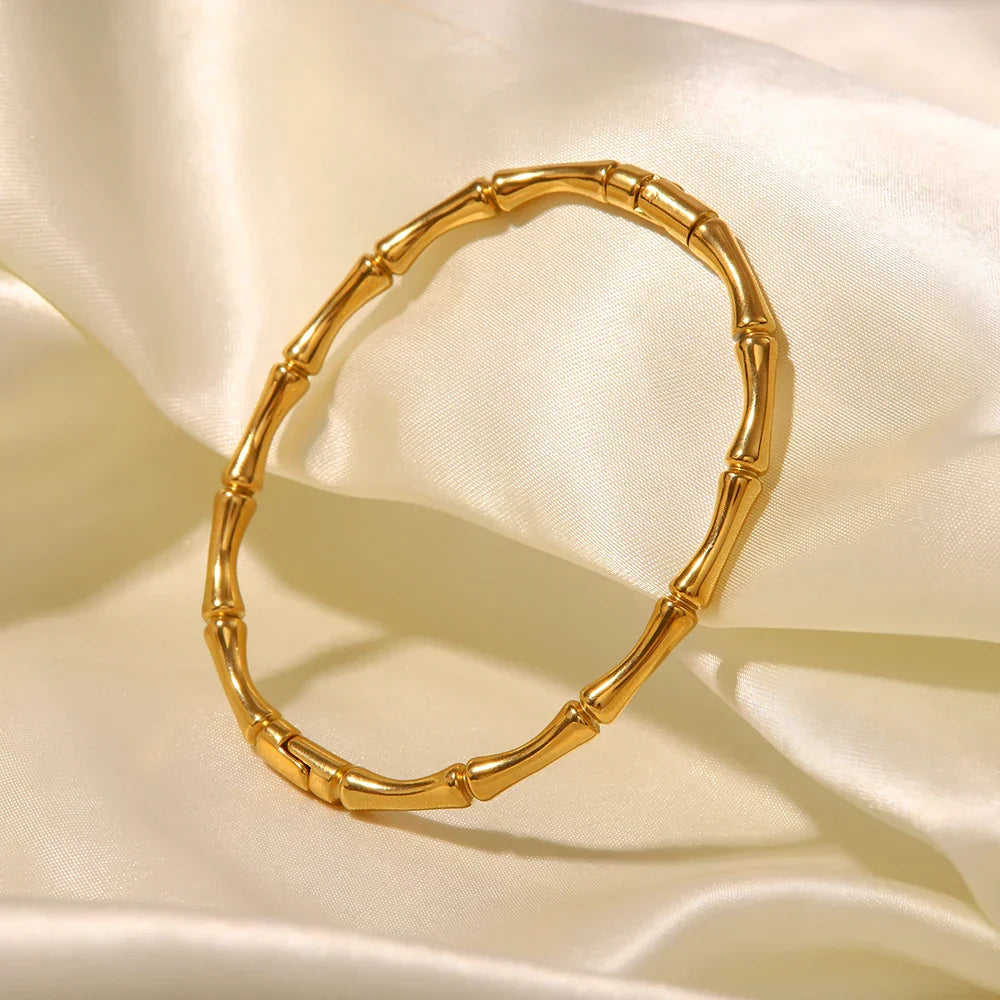 Zen – Manschette Bambus 18 Karat Raffiniert