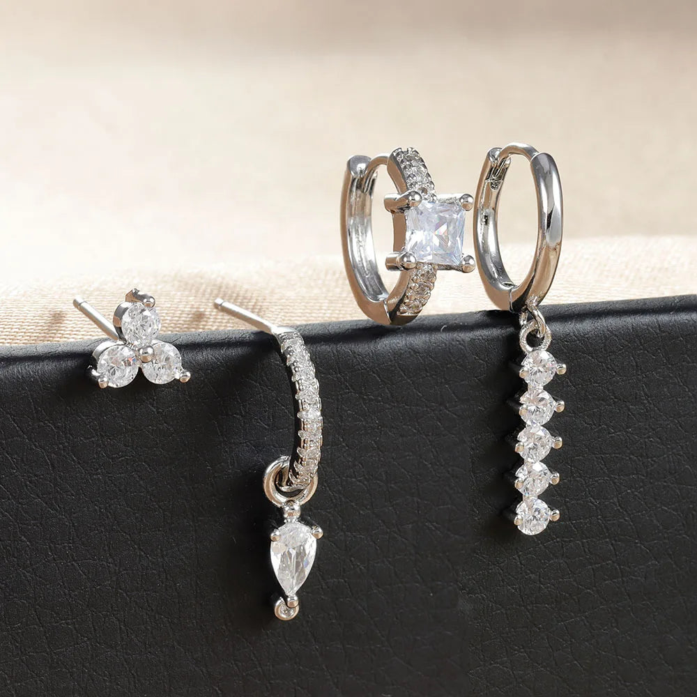 Valeria – Set mit luxuriösen Teardrop-Ohrringen