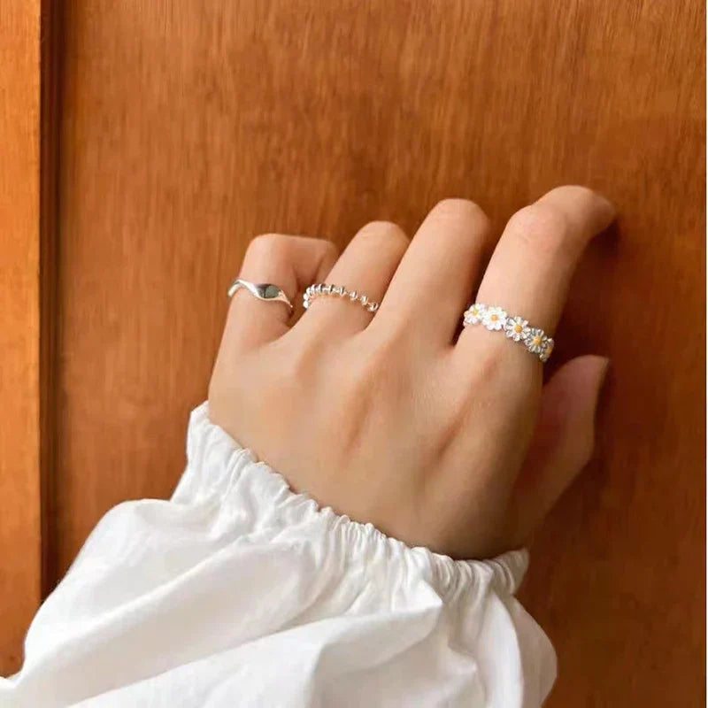 Daiselle – Ring Margerite Sonne Elegant