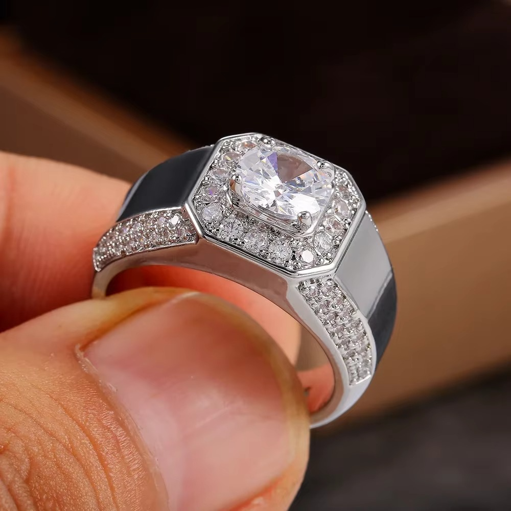 Celestine – Vergoldeter Luxus-Ring 18K Silber