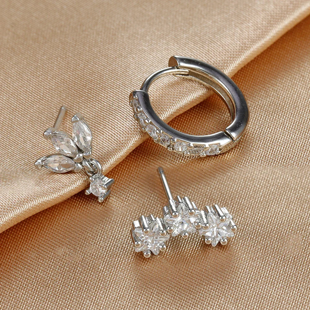 Nova – Set aus Diamant-Ohrringen