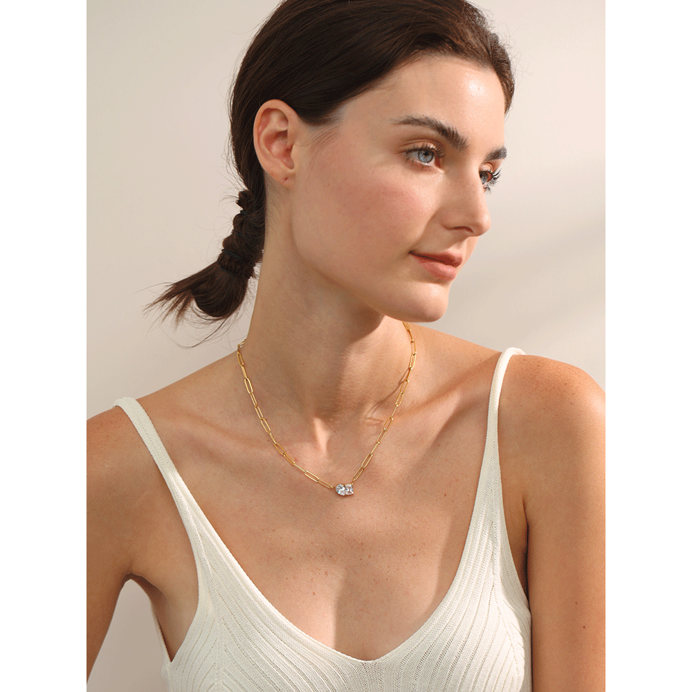 Alessia – Elegante Kette mit Edelsteinen