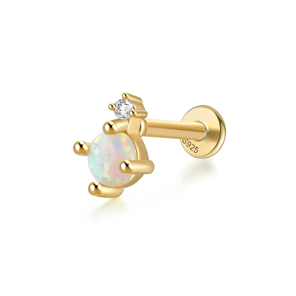 Ariela – Opal-Stiftohrringe