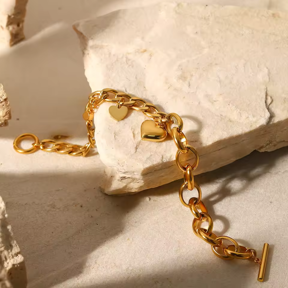 Akira – Elegantes Herzarmband mit Zirkonia