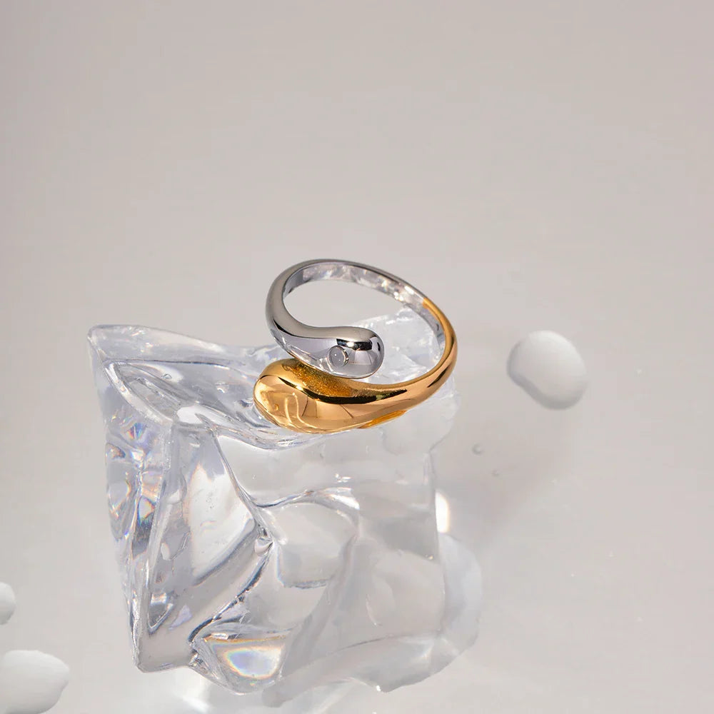 Molly – Ring Tropfenform mehrfarbig