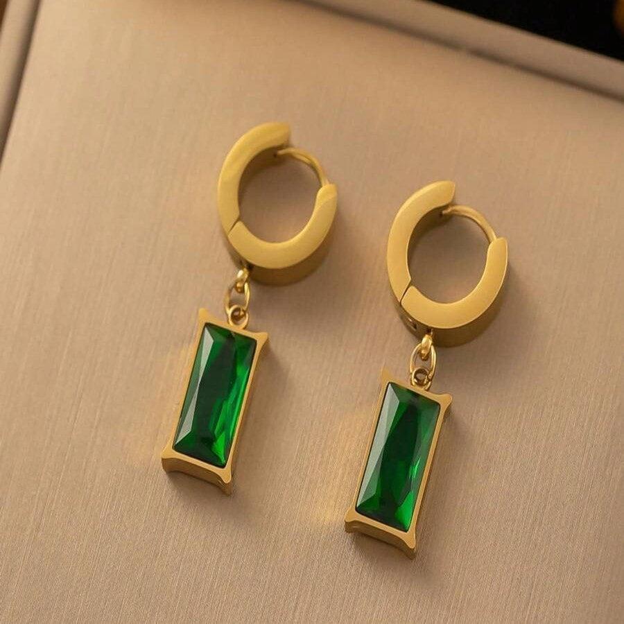 Thea – Anhänger Emerald und Zirkon