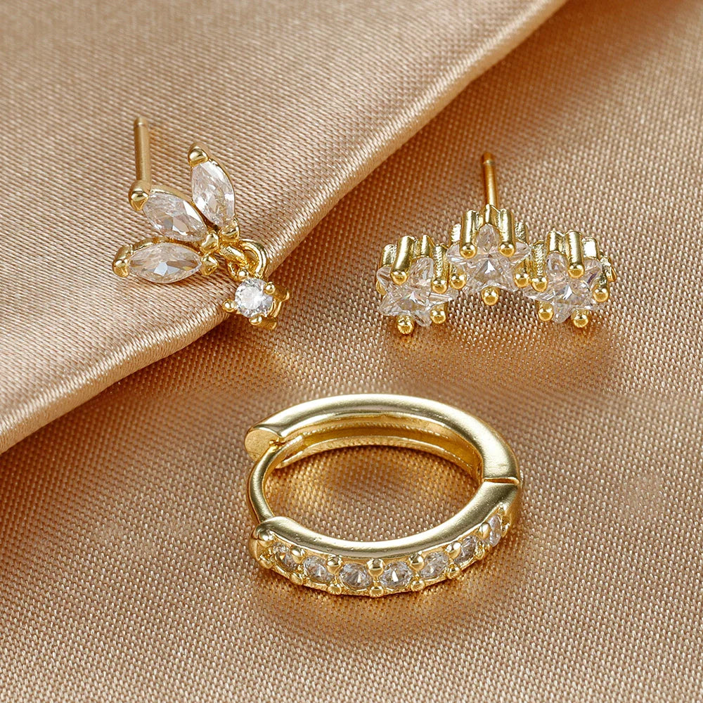Nova – Set aus Diamant-Ohrringen