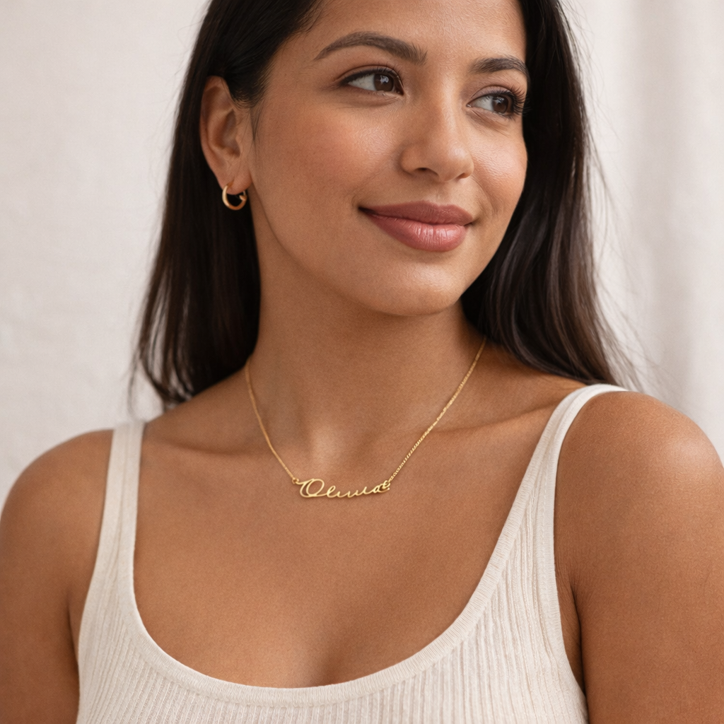 Olivia – Halskette mit personalisiertem Namen