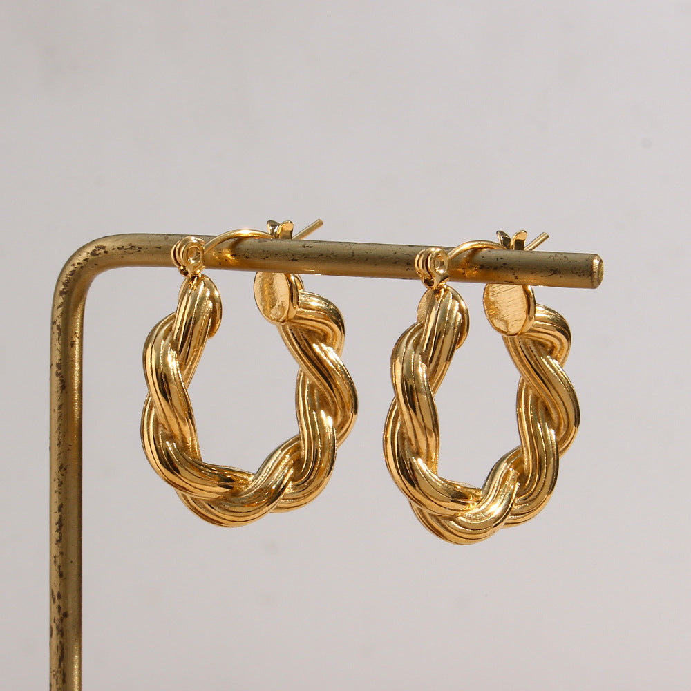 Harmonie – Elegante Twist-Ohrringe